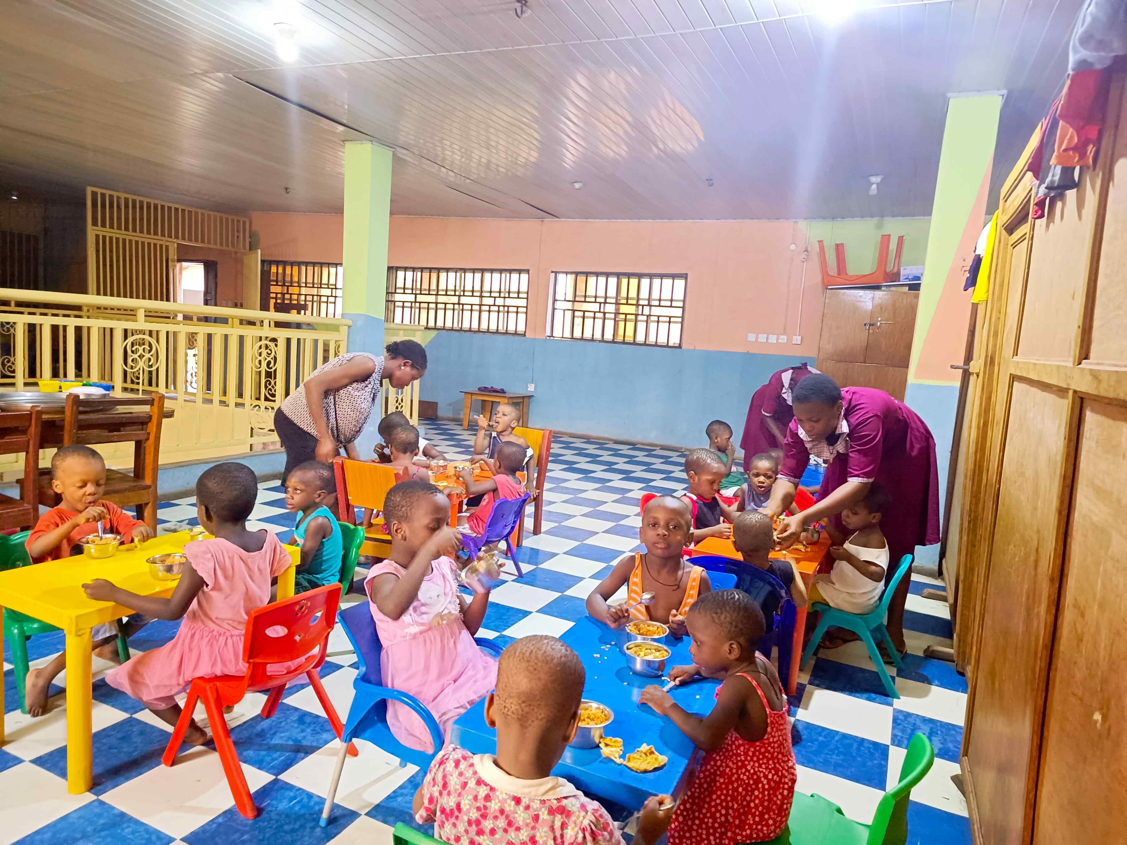Children eating